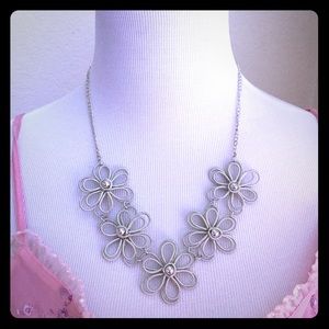 Statement Necklace Spring Flower